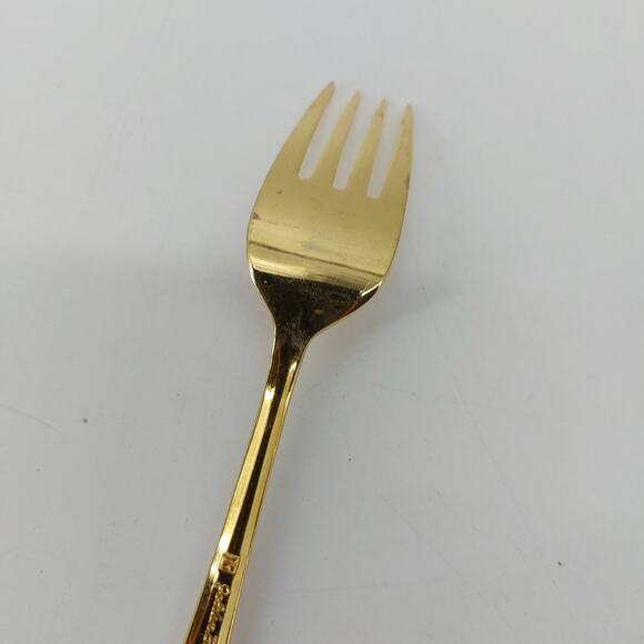 Golden Bouquet Single Fork Hollywood Regency Replacement - Picture 7 of 9